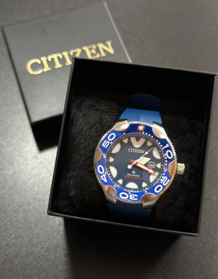 Relógio Citizen Promaster Diver Eco-Drive Orca - Azul