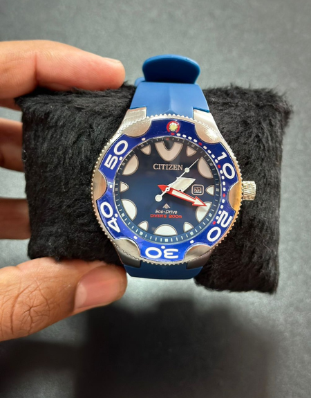 Relógio Citizen Promaster Diver Eco-Drive Orca - Azul