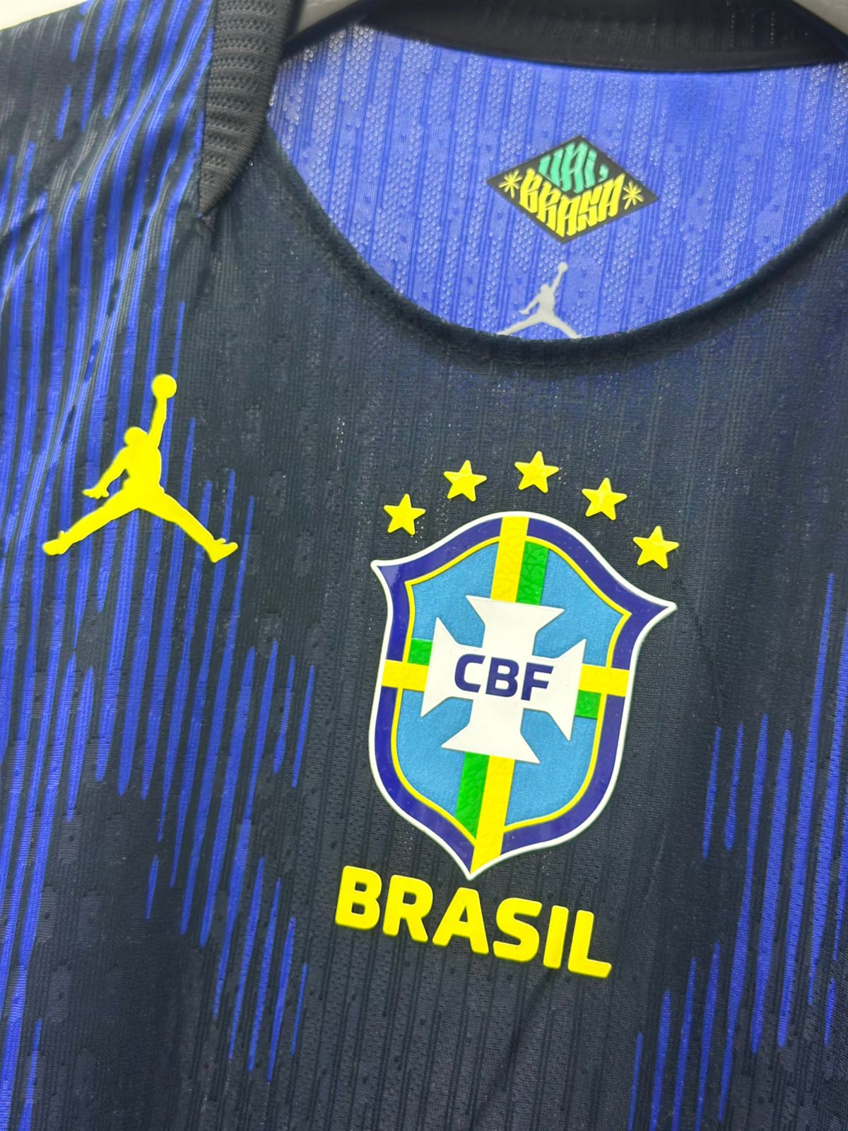Camisa Seleção Brasileira - Copa do Mundo 2026  - Modelo Jogador - Azul