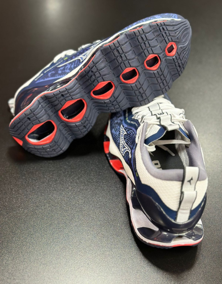 Tênis Mizuno Wave Prophecy 13 - Azul/Vermelho