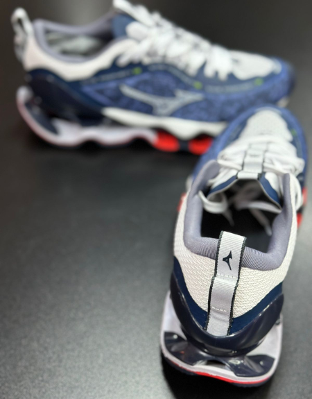 Tênis Mizuno Wave Prophecy 13 - Azul/Vermelho