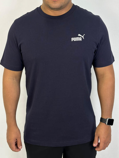Camiseta PUMA Logo - Azul Marinho