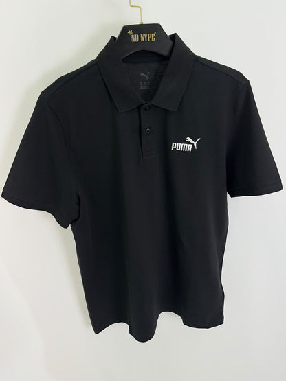 Polo PUMA Logo - Preta