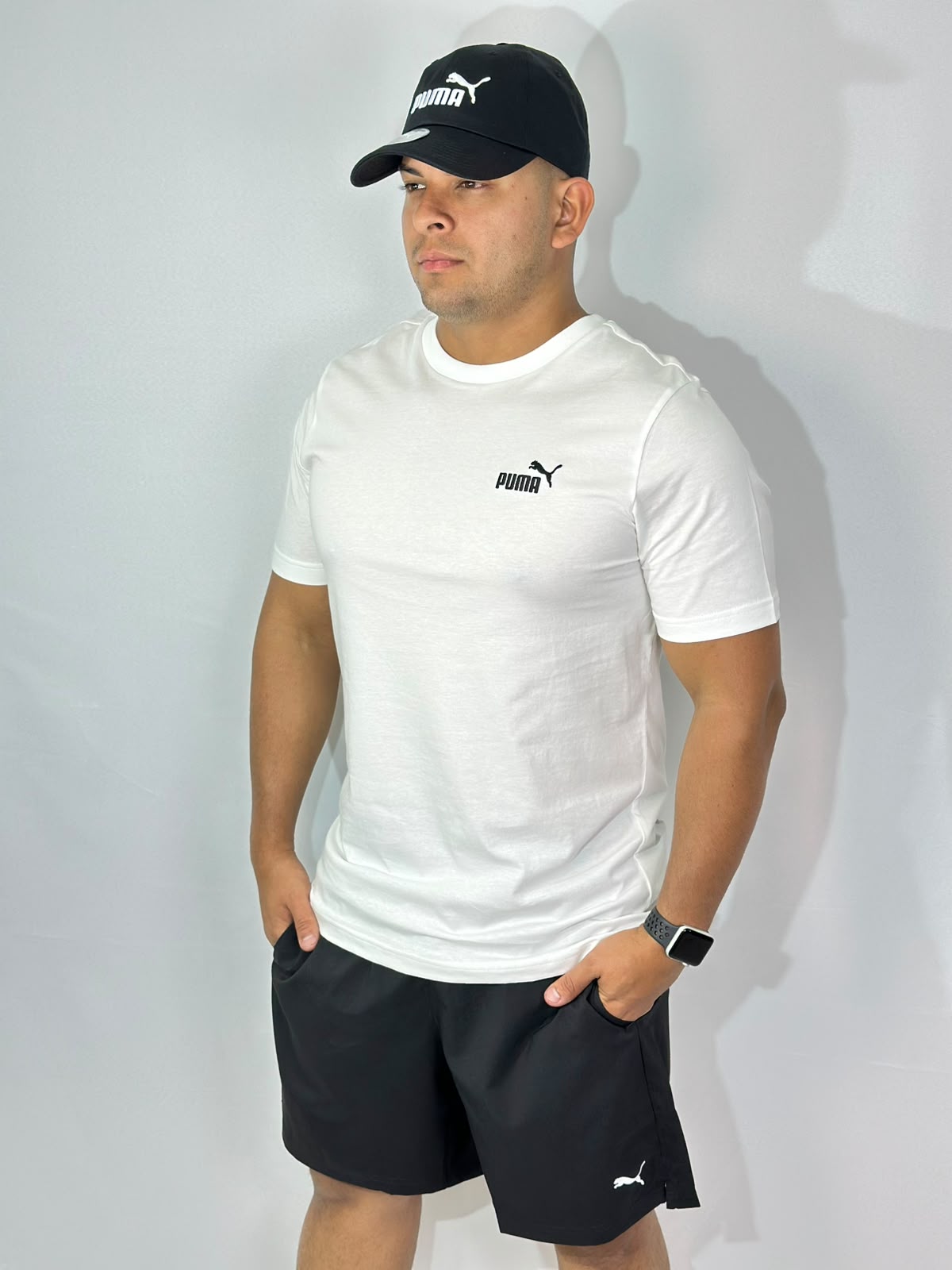 Camiseta PUMA Logo - Branca