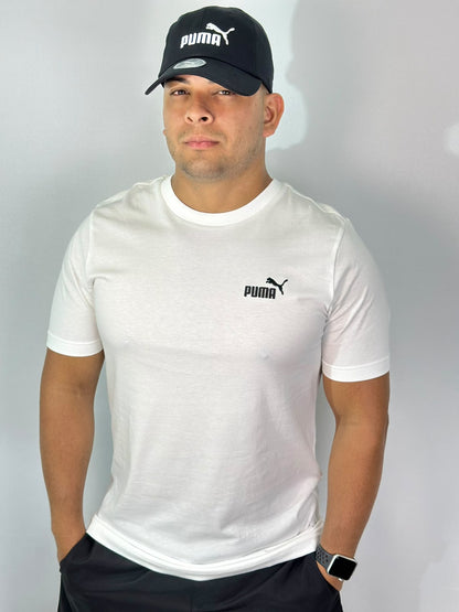 Camiseta PUMA Logo - Branca