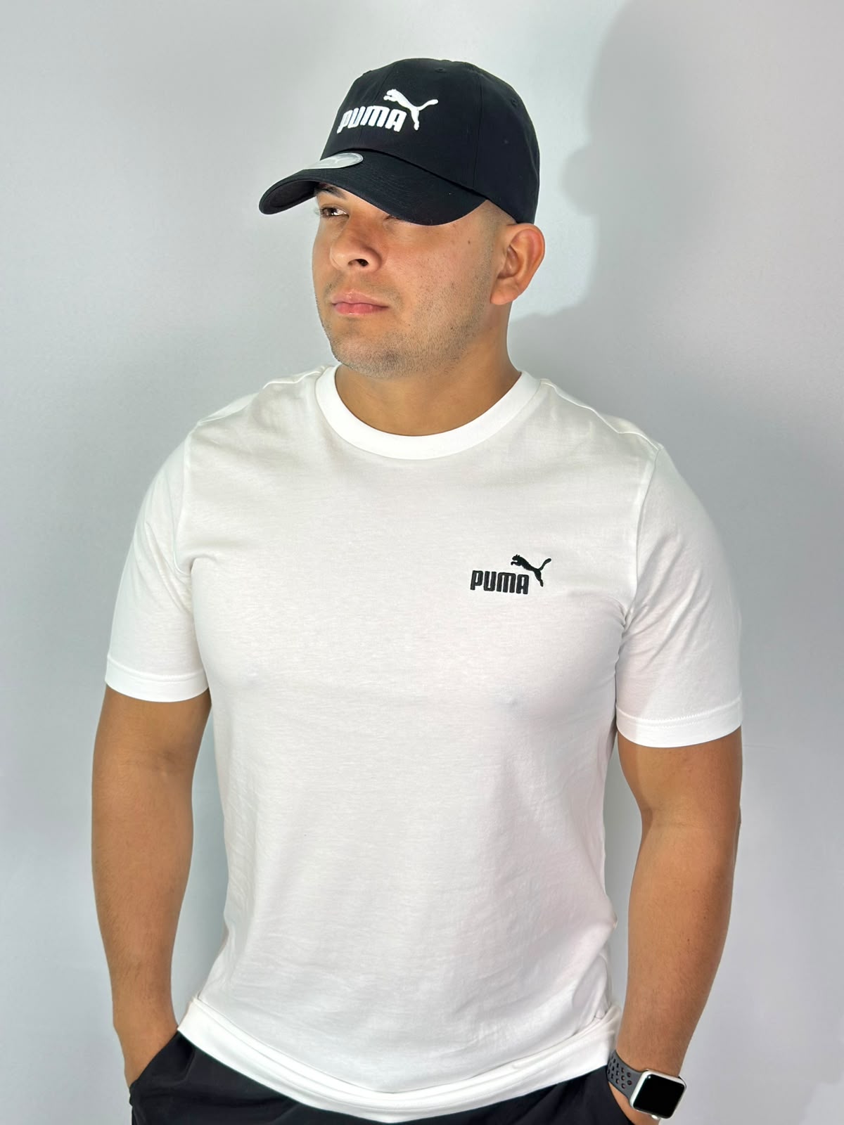 Camiseta PUMA Logo - Branca