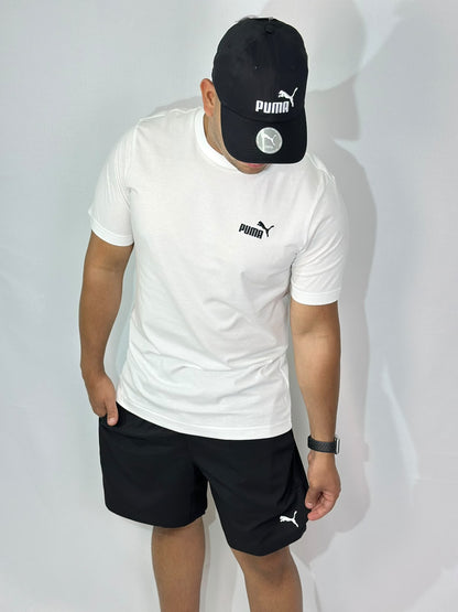 Camiseta PUMA Logo - Branca