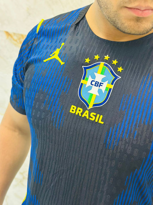 Camisa Seleção Brasileira - Copa do Mundo 2026  - Modelo Jogador - Azul